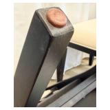 Pair of Wellhouse International CO.,LTD Black Wood Dining Chairs with Round Upholstered Backs & Cream Seats (Matches Lot 15 & 16)