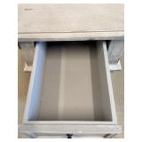 Crestview Collection Distressed Gray Wood End Table / Nightstand