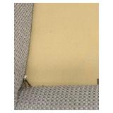 Studio M Interiors Textured Gray Upholstered Sofa with Plush Cushions