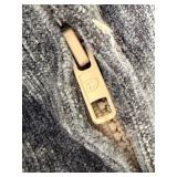 Studio M Interiors Textured Gray Upholstered Sofa with Plush Cushions