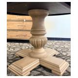 Legacy Classic Furniture Round Dining Table with Pedestal Base & Leaf