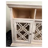 Rustic Whitewashed Console Cabinet - Imported by ELK GROUP INTERNATIONAL
