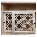 Rustic Whitewashed Console Cabinet - Imported by ELK GROUP INTERNATIONAL