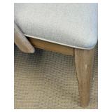 Danish Oak Dining Chairs - Pair, Mid-Century Modern (Matches Lot 25)