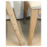 Danish Oak Dining Chairs - Pair, Mid-Century Modern (Matches Lot 25)