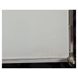 End Table - Chrome & Glass 2-Tier with Casters