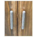 Oak Sideboard Cabinet - Mid-Century Modern - 3 Drawers & 2 Doors