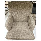 Pair of Armchairs - Leaf-patterned Upholstery #2