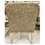 Pair of Armchairs - Leaf-patterned Upholstery #3