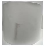 Ceramic Gourd Table Lamp & White Drum Shade - Teal Patina With Brass Hardware