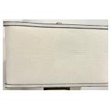 Geometric Metal Frame Table Lamp & White Rectangular Shade - #2