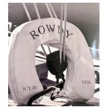 ROWDY Lifebuoy Photo - Framed 1916 N.Y.40 Maritime Memorabilia