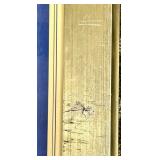 Armillary Sphere Print - Framed Astronomical Diagram in Gold Frame