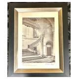 Le Palais-Royal Grand Escalier - Framed Architectural Photograph