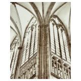 Cathedral Interior Photograph - Framed Gothic Architecture Wall Art