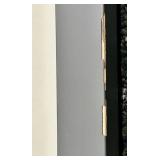 Palm Leaf Framed Wall Art - Green Palm Frond Print in Silver Frame