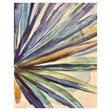 Agave Leaf Canvas Painting - Botanical Artwork on Canvas