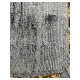 Capel Glacier 5 ft x 8 ft Rug - Midnight Blue - 100% Viscose - Made in India 5