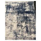 Area Rug - Gray & Navy Abstract Pattern Modern Design - 9
