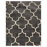 Amer Rugs Horizon HOR-22 - Charcoal Geometric Lattice Area Rug 8