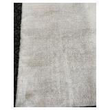 Chanda Modern Rugs - Cream Shag Area Rug, 100% Polypropylene - 7