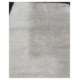 Chanda Modern Rugs - Cream Shag Area Rug, 100% Polypropylene - 7
