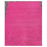 Rug Mat - Pink Braided Knit Floor Rug for Living Room & Entryway 8