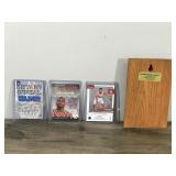 Lot of 4 Collectible Basketball Trading Cards - see description for more info