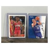 Lot of 4 Basketball Collectible Trading Cards - see description for more info