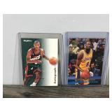 Lot of 4 Collectible Basketball Trading Cards