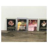 Lot of 4 Collectible Basketball Trading Cards