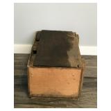 Vintage Wooden Box with Hatched Door - Digiorgio Fruit Corporation
