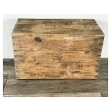 Vintage Hercules Powder High Explosives Dangerous Wooden Crate