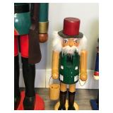 Lot of 6 Collectible Wooden Nut Crackers