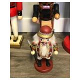 Lot of 6 Collectible Wooden Nut Crackers