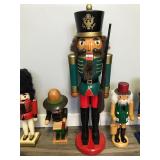 Lot of 6 Collectible Wooden Nut Crackers