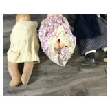 Lot of 3 Vintage Dolls