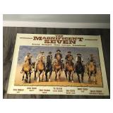 2 - Movie Poster / The Magnificent Seven “They Fought Like Seven Hundred” - Clint Eastwood (Dirty Harry in the Dead Pool”