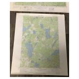 Lot of 20 Vintage Minnesota Maps - Only 2 are Pictured