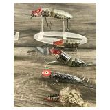 Lot of 10 Heddon Collectible Fishing Lures - see description for more info