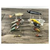 Lot of 10 Heddon Collectible Fishing Lures - see description for more info