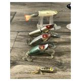 Lot of 10 Heddon Collectible Fishing Lures - see description for more info
