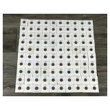 Lot of 100 Wheat Pennies in Protective Sleeves - See description for years
