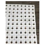 Lot of 100 Wheat Pennies in Protective Sleeves - See description for years