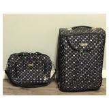 Travel Suitcase on Wheels with Carry on Computer Bag