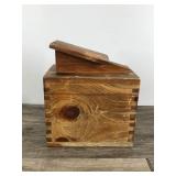 Vintage Wooden Shoe Shine Box 5 Cent with Foot Rest, Brass Latches and Accessories