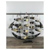 Vintage Bull Horn Sail Ship
