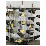 Vintage Bull Horn Sail Ship