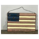 American Flag Metal Sign Decor - “Stars And Stripes Forever”