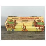 Vintage Walt Disneys Frontierland Logs by Halsam Set No. 910 - Box is full of Log Pieces